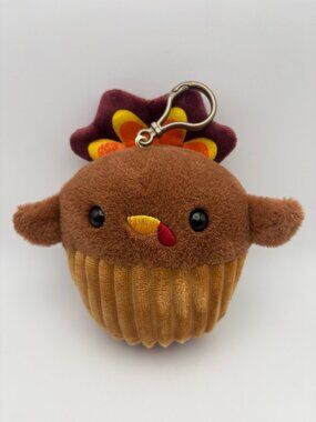 DanDee Thanksgiving Turkey Plush Stuffie Keychain 5in 2025 (SKU: 729TO)